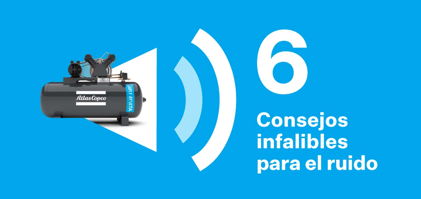 6 tips para reducir el ruido de los compresores de pistón