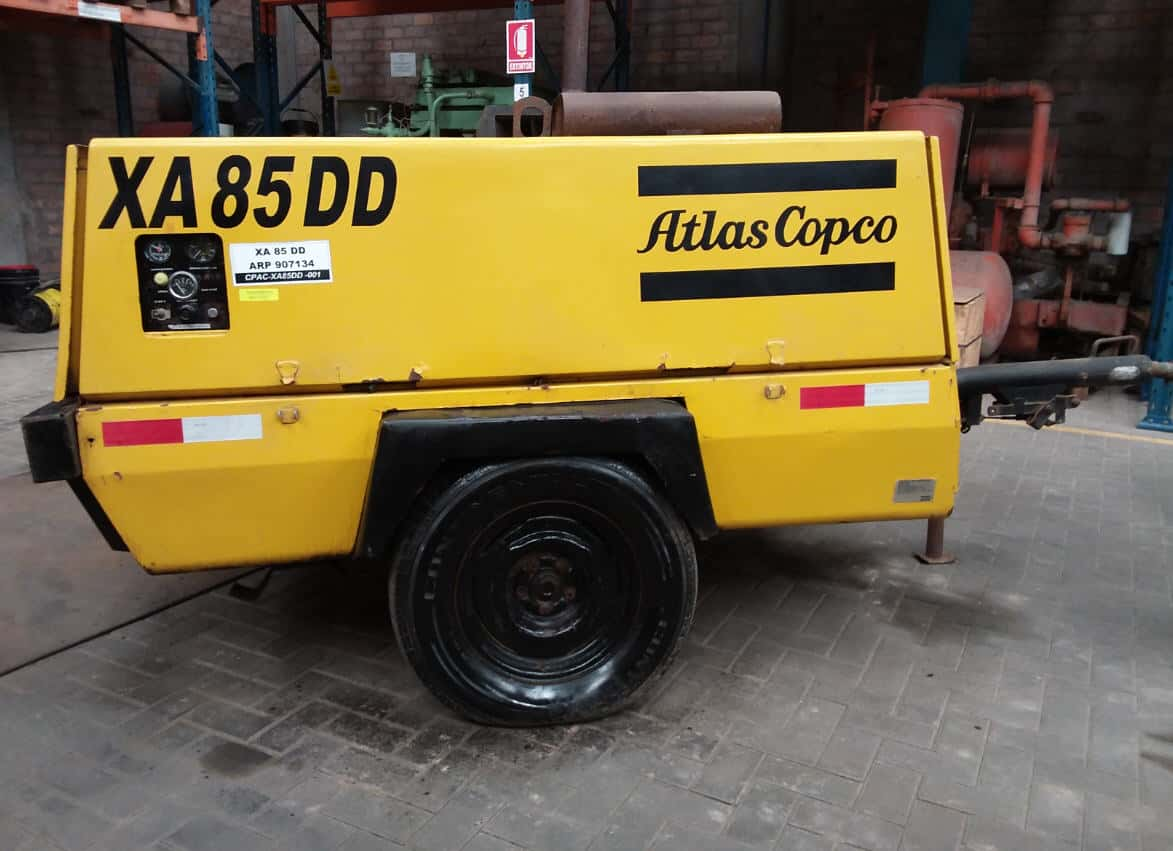 Compresor Diesel con ruedas Atlas Copco XA 85 DD